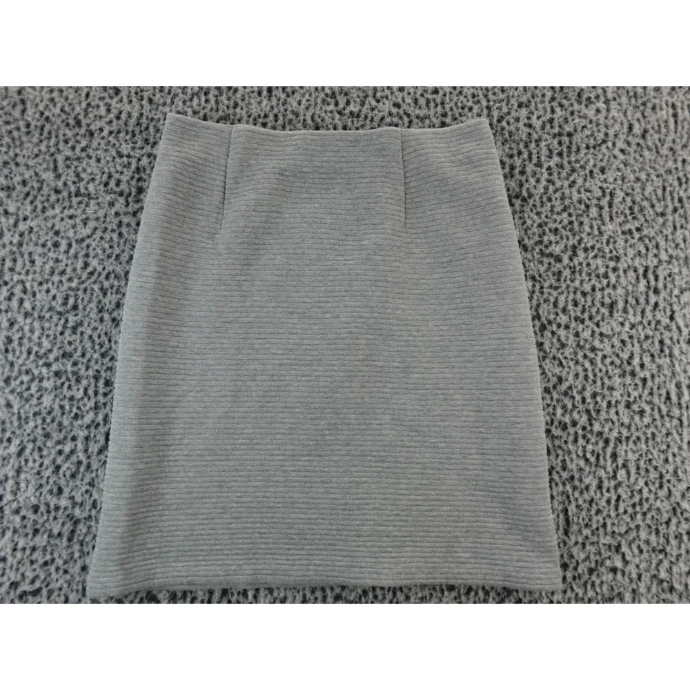 Boden Ribbed Textured A Line Skirt Gray US 6R‎ 72% Cotton